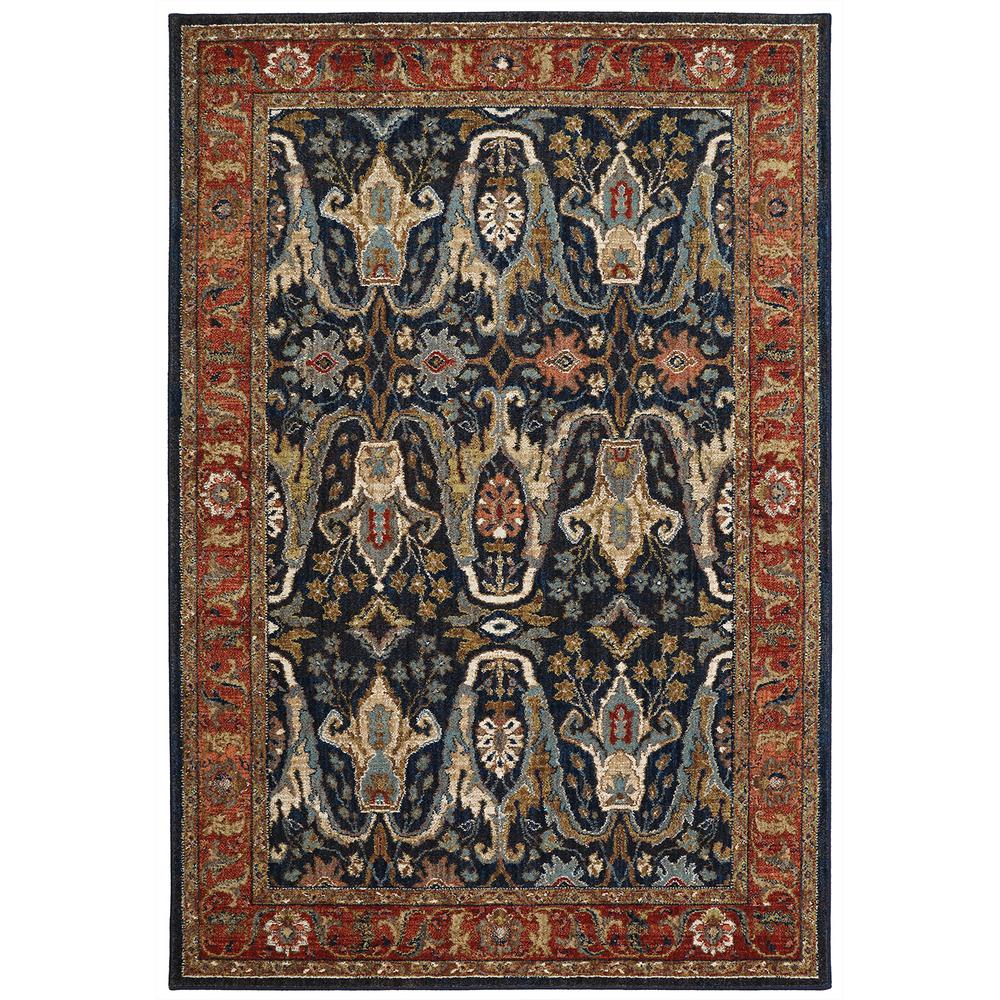 Petproof Karastan Studio Wander Kander Sapphire 5 Ft X 8 Indoor Area Rug