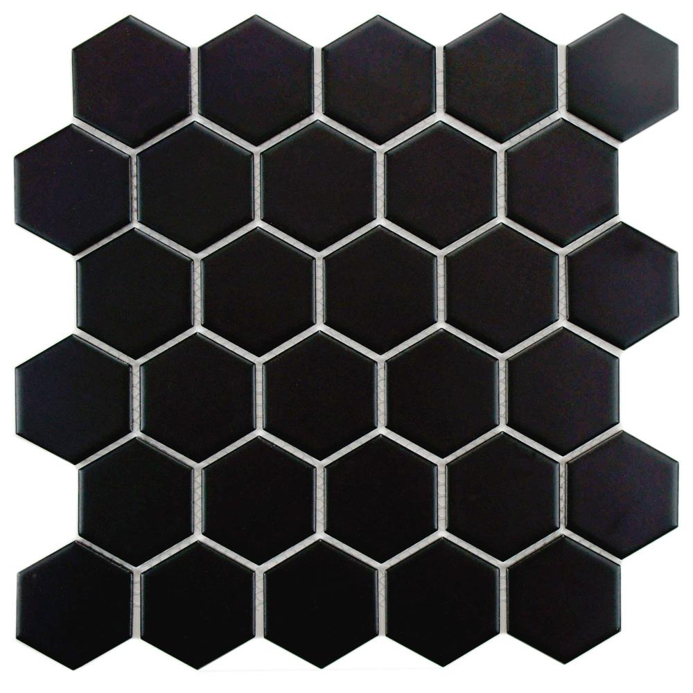 Hexagon Tile Flooring The Home Depot Metro Hex