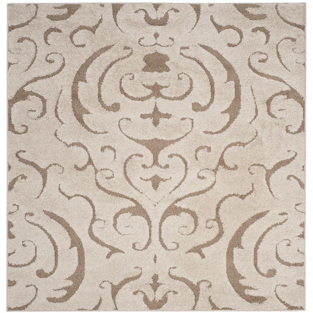 Safavieh Florida Cream Beige 7 Ft X Square Area Rug