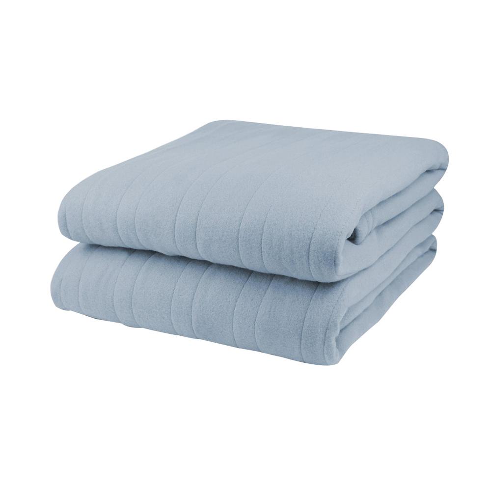 Biddeford Blankets 1000 Series Cloud Blue Twin Comfort Knit Heated