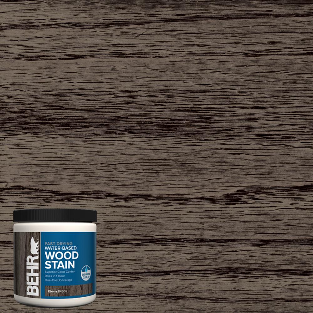 Ebony Interior Wood Stains Paint The Home Depot