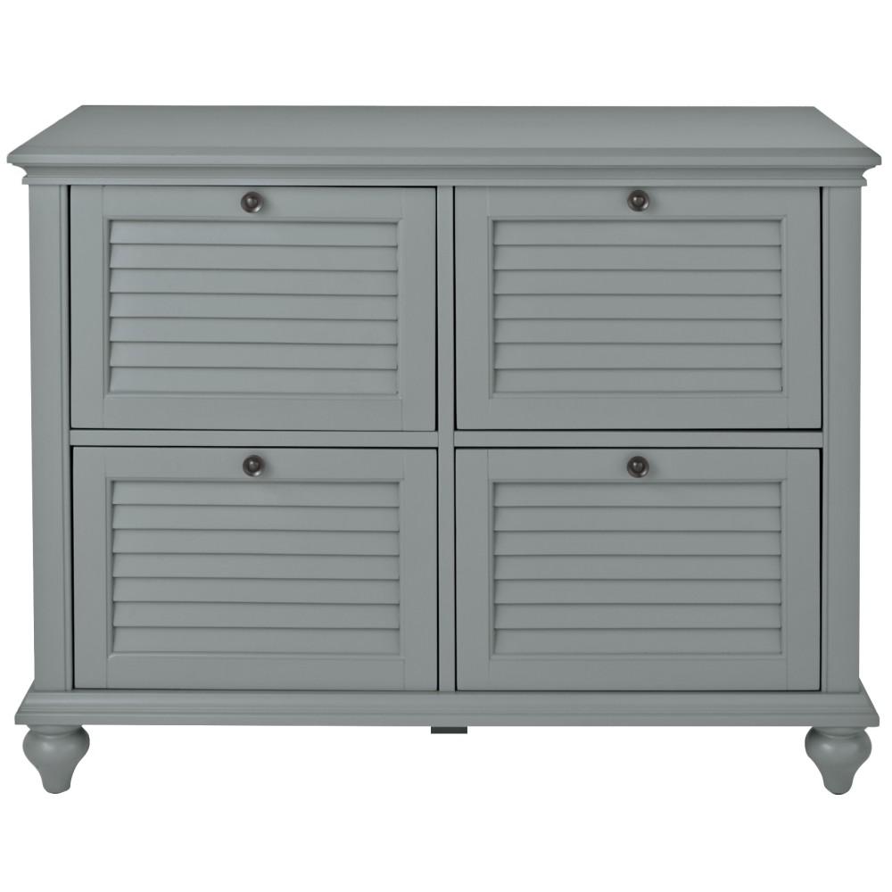 Home Decorators Collection Hamilton Grey 4-Drawer File ...