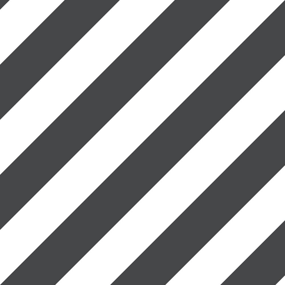 Diagonal Black Stripe Wallpaper