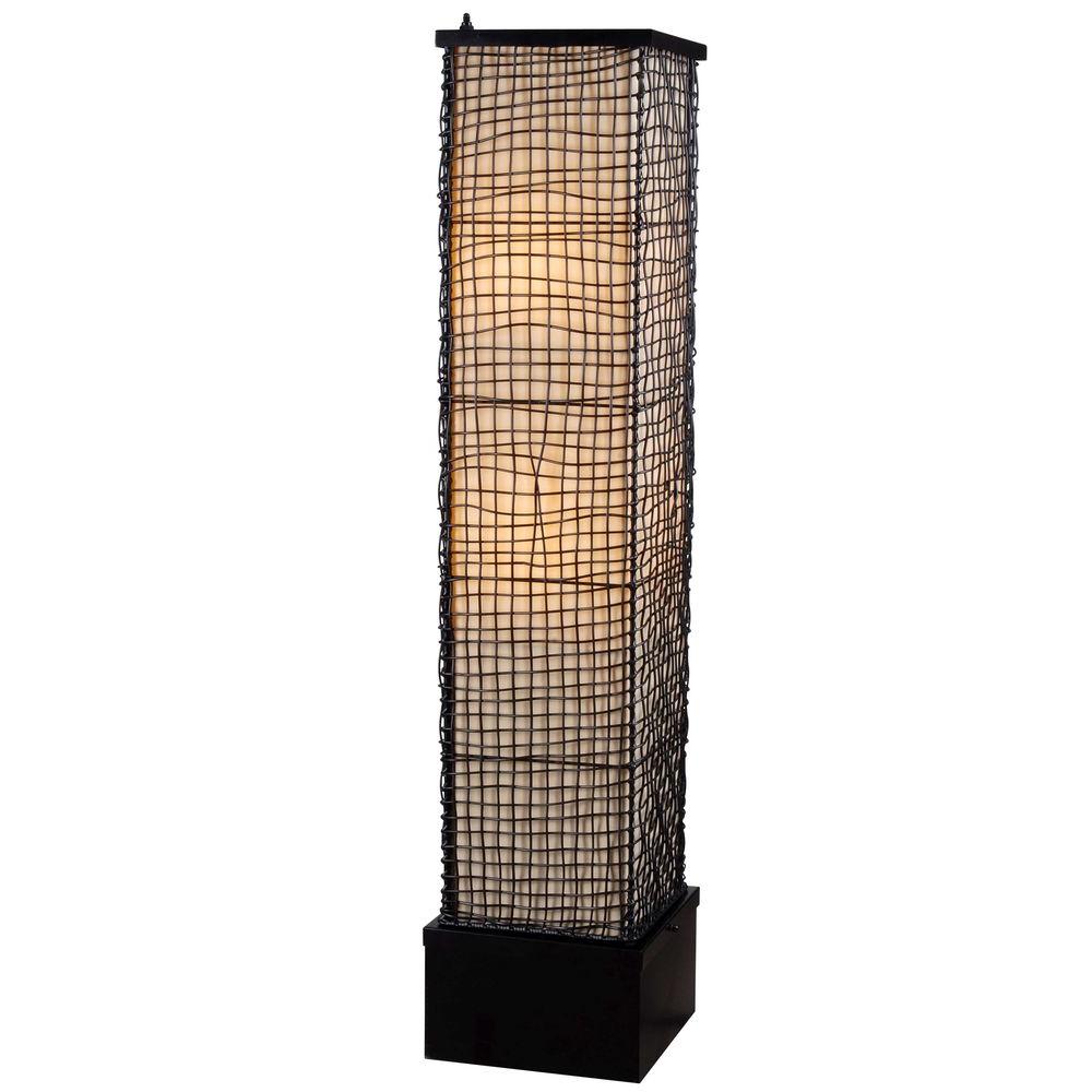 Kenroy Home Trellis 51 In Bronze Outdoor Floor Lamp 32250brz The Home Depot