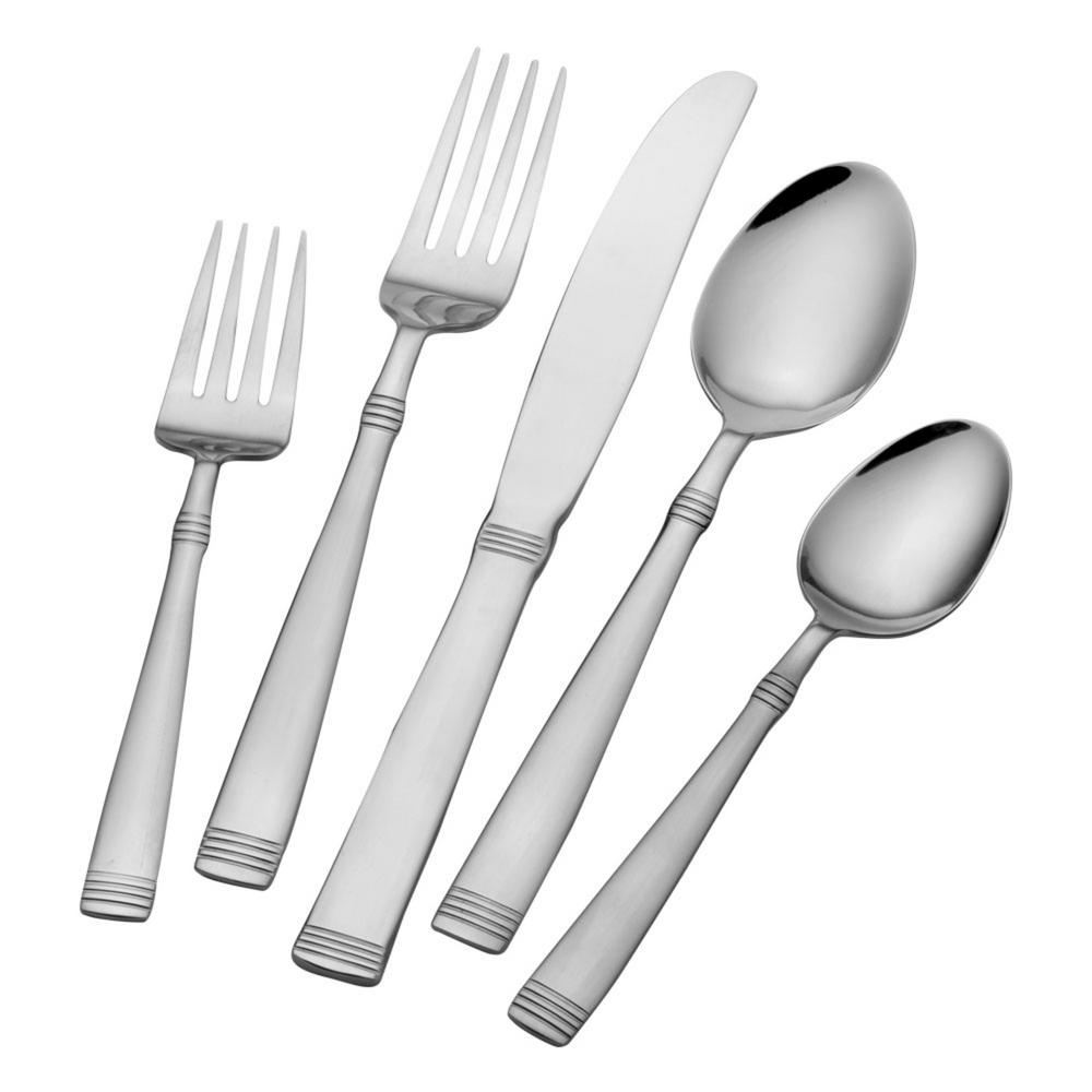 UPC 028225008403 product image for Pfaltzgraff Palisade 75-Piece Flatware Set (Service for 12), Silver | upcitemdb.com