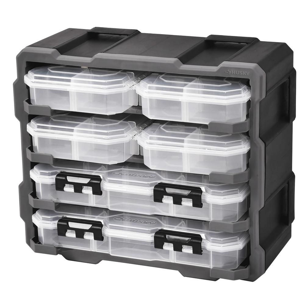parts organizer husky organizers rack depot