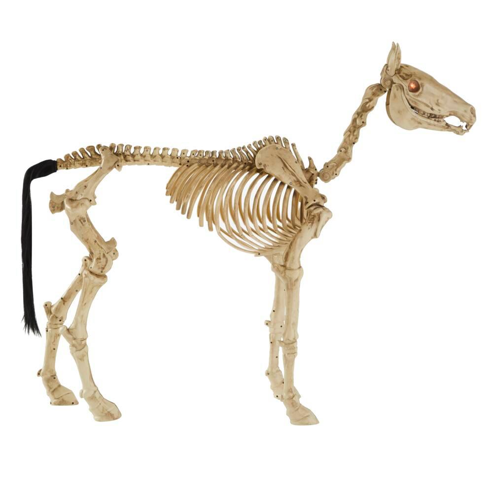 4 ft. LED Skeleton Pony