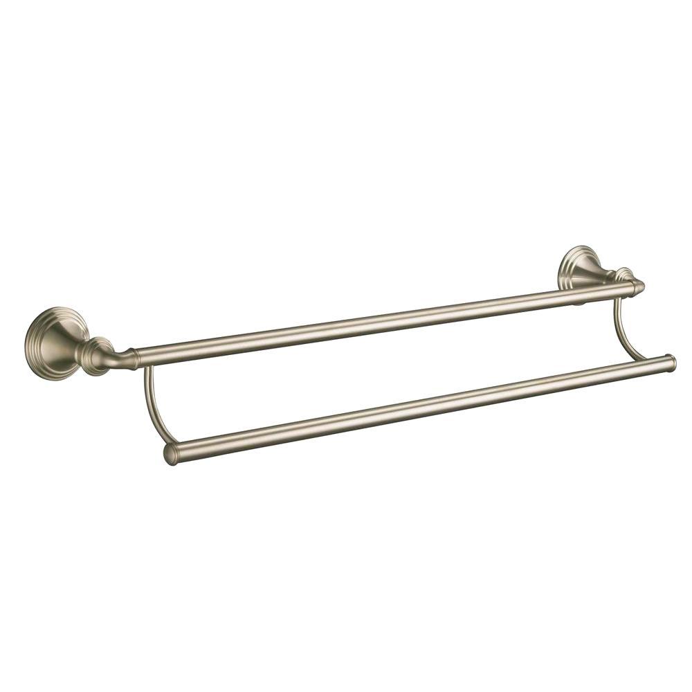 KOHLER Devonshire 24 in. Double Towel Bar in Vibrant Brushed BronzeK