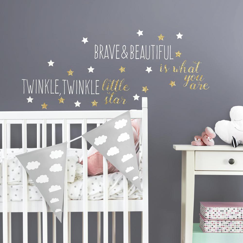 twinkle twinkle wall sticker