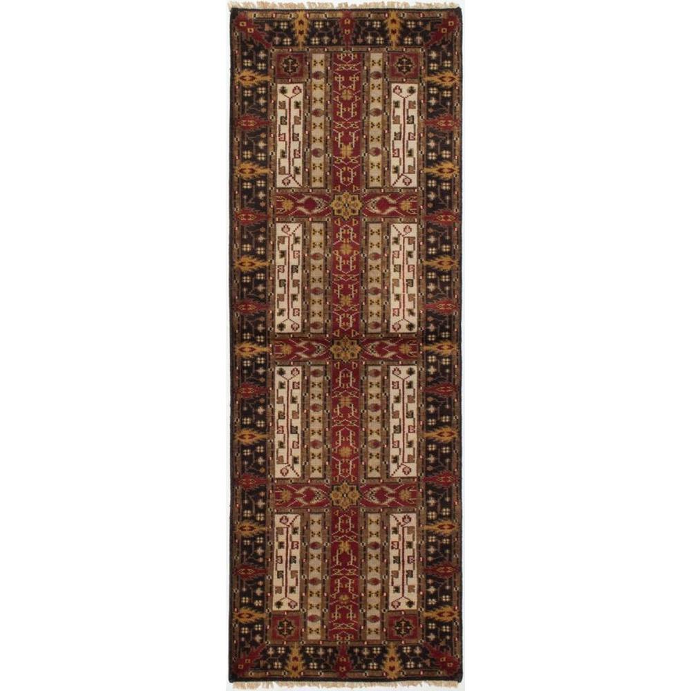 Ecarpet Gallery Royal Mahal Cream Red 2 Ft 7 In X 8 Ecarpet Gallery Royal Mahal Cream Red