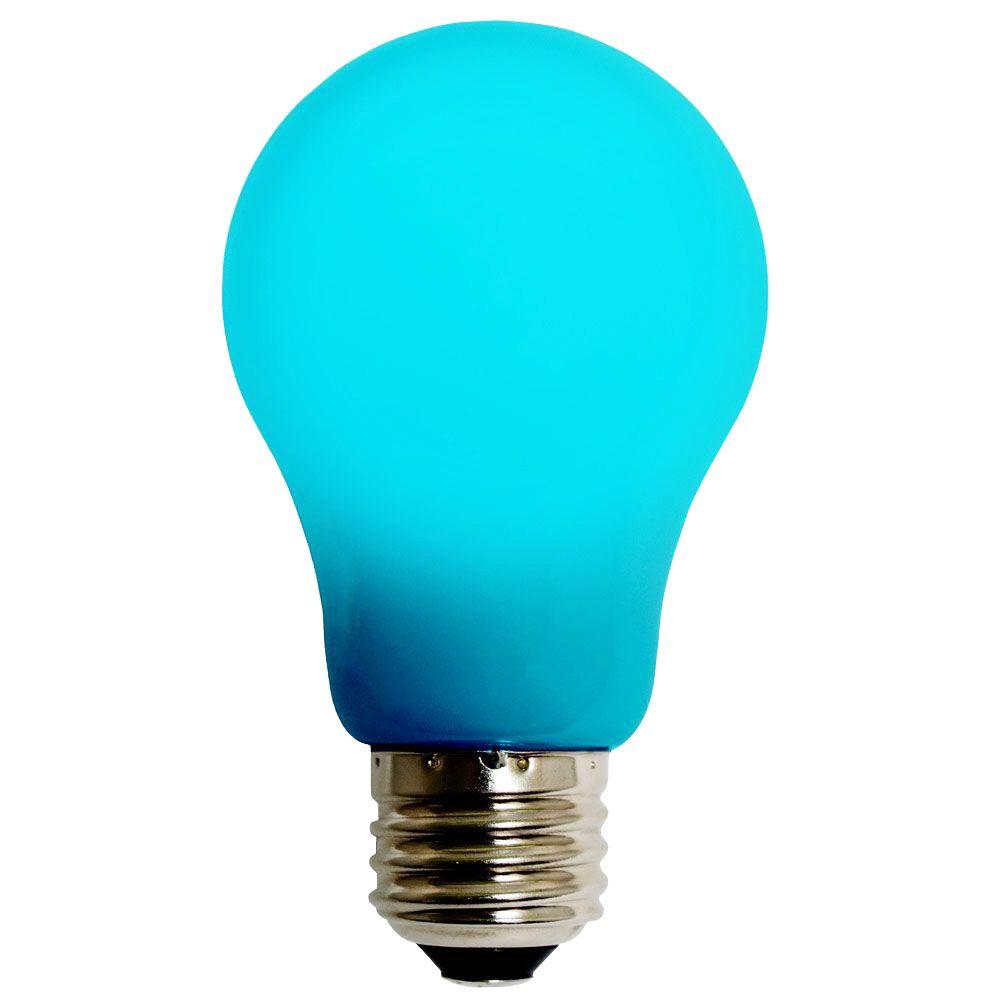 Blue A15 Led Bulbs Light The Home Depot 4w Equivalent Blue A15 Evo360 Led Light Bulb 55d
