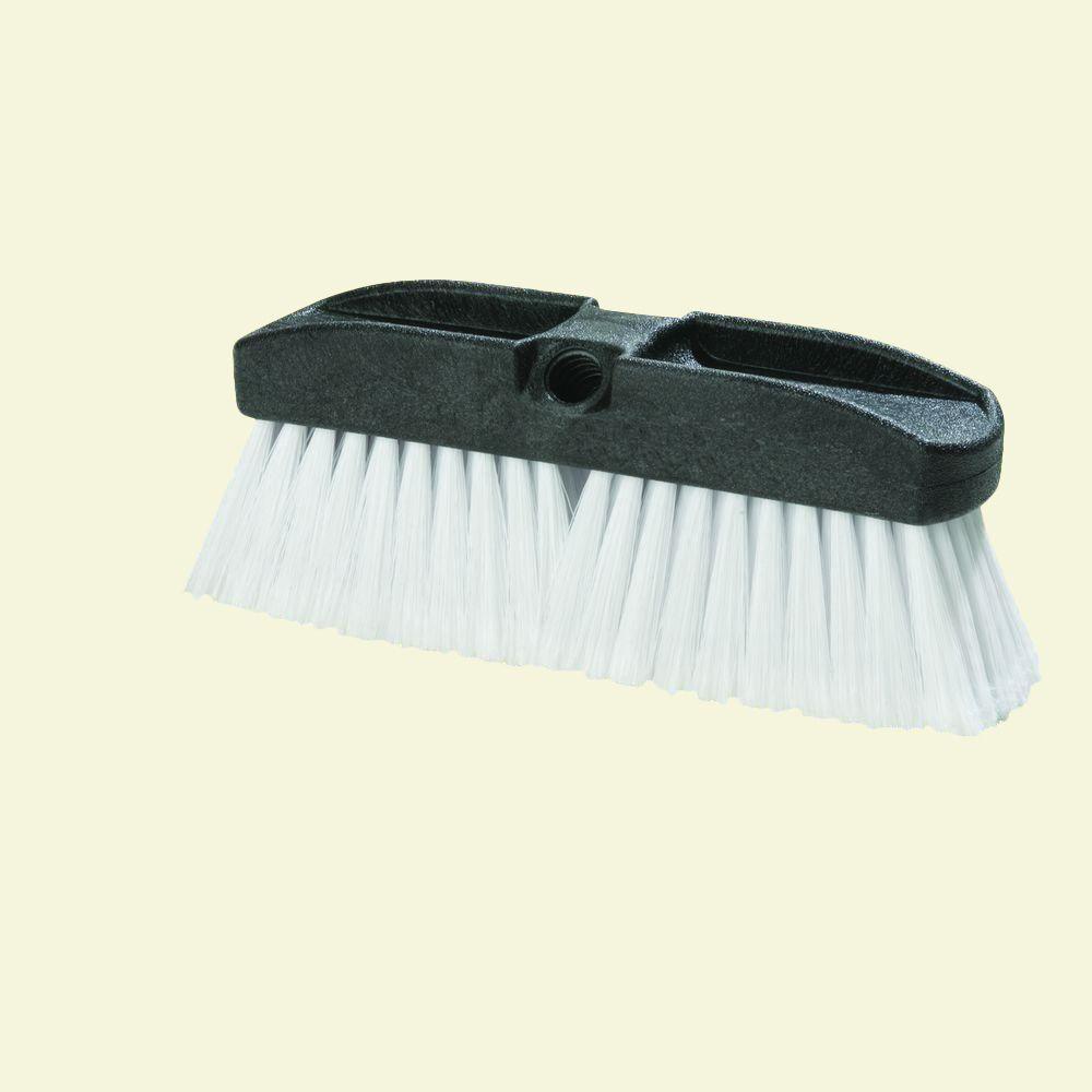 Carlisle 10 inch Flo-thru Vehicle Brush with Polystyrene Bristles (Case of 12) by Carlisle