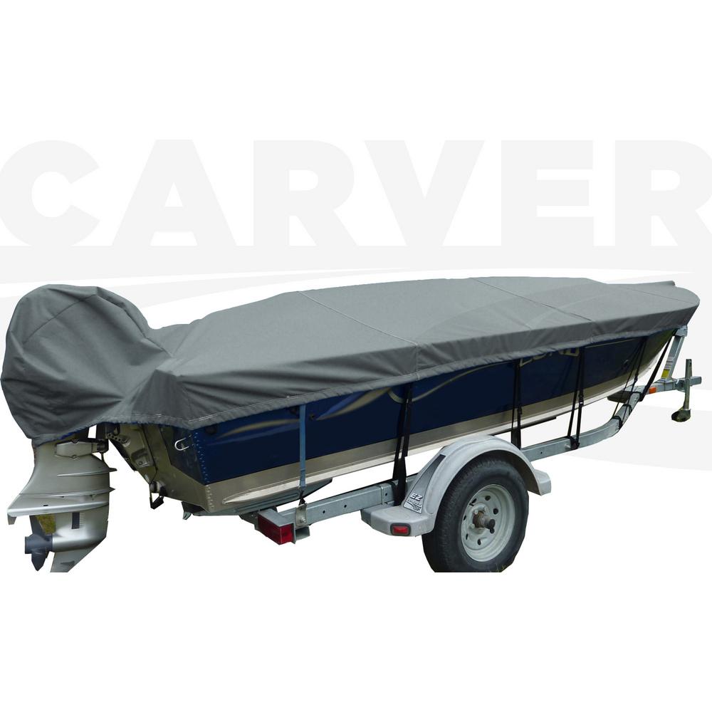 Carver Covers Styled-To-Fit Boat Cover For V-Hull Fishing ...