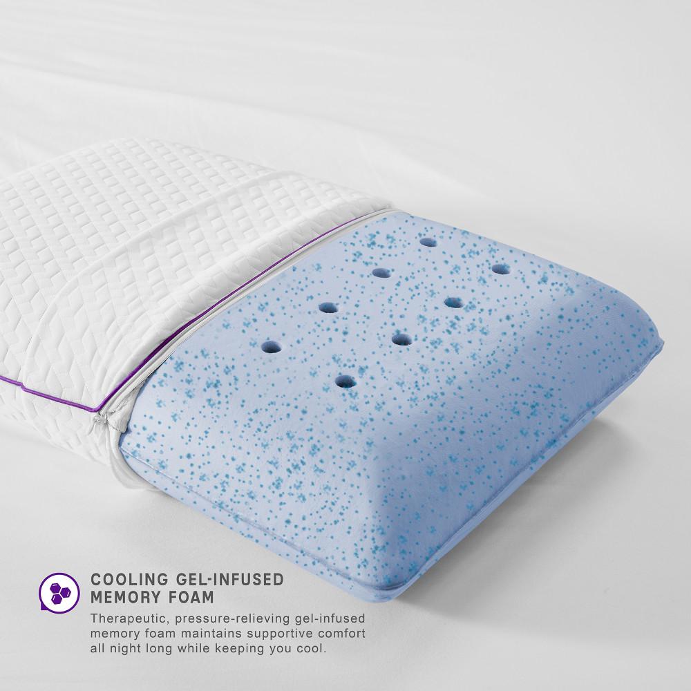 temperature reactive memory foam firm support pillow