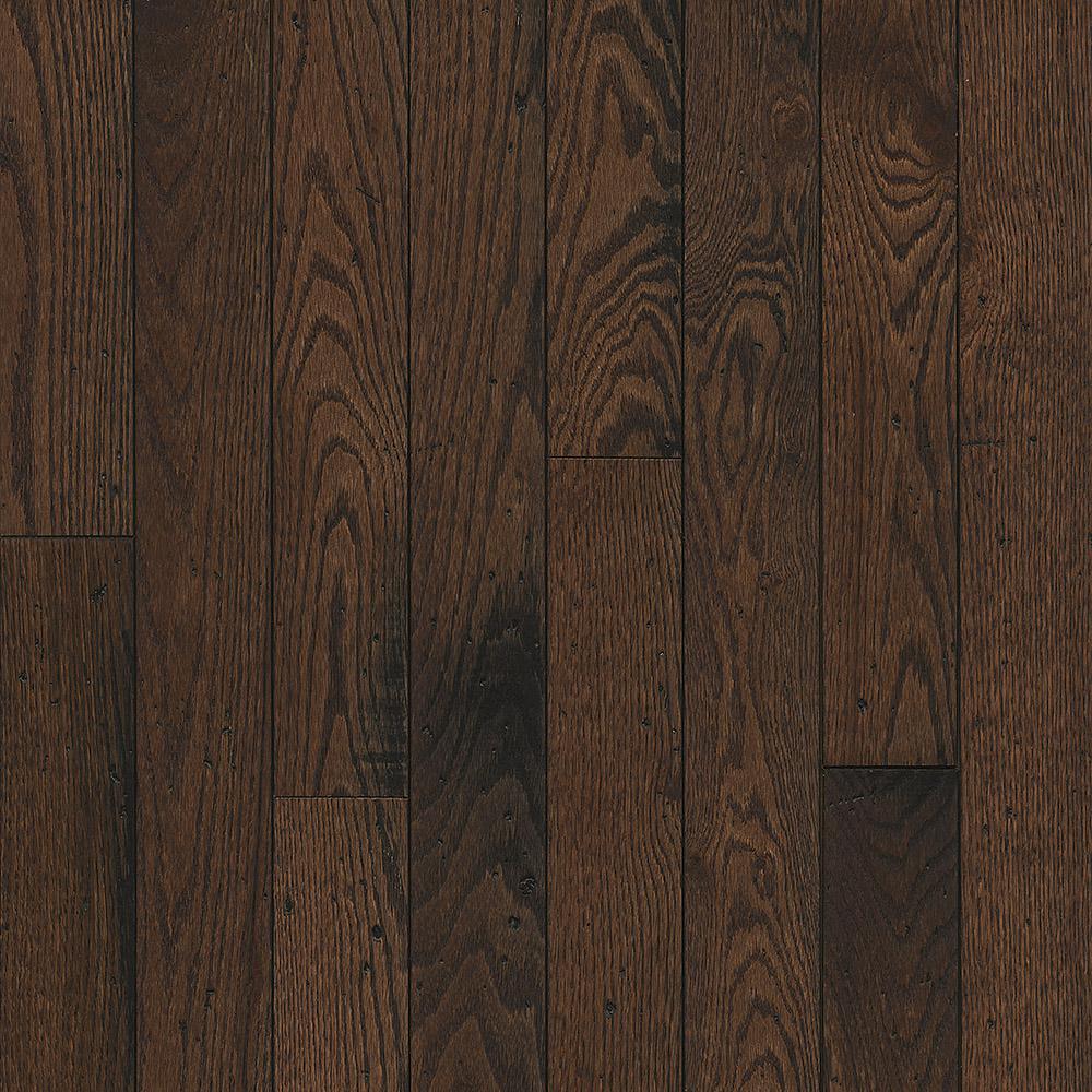 Dark Solid Hardwood Flooring The Home Depot Revolutionary Rustics Oak Deer Run 3 4 In T X 1