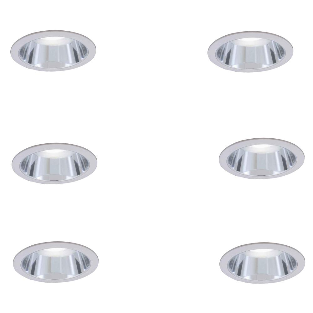 Commercial Electric 6 In R30 Clear Recessed Reflector Trim Pack Commercial Electric 6 In R30 Clear Recessed Reflector Trim Pack