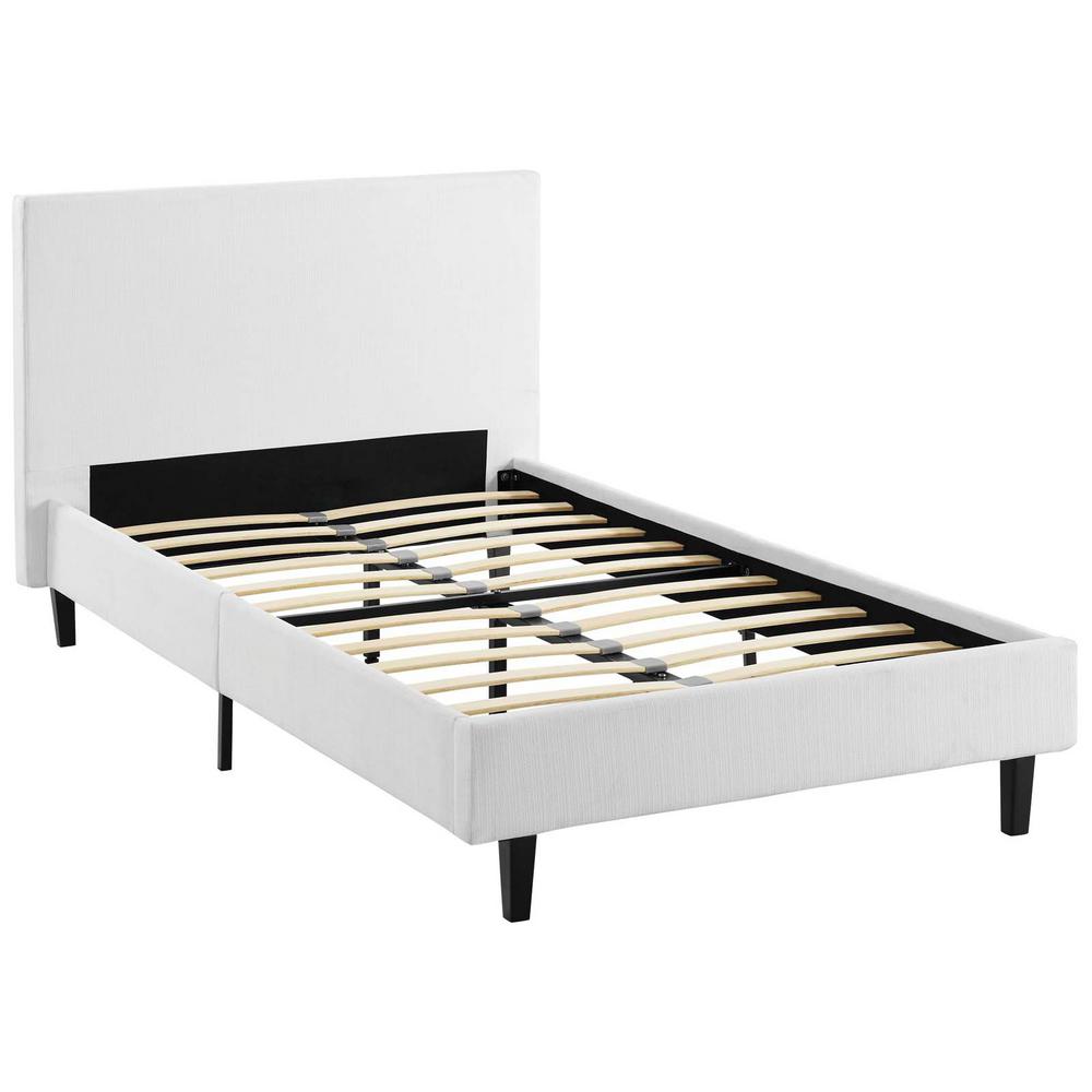 Modway Anya White Twin Bed Mod 5416 Whi The Home Depot Modway Anya White Twin Bed