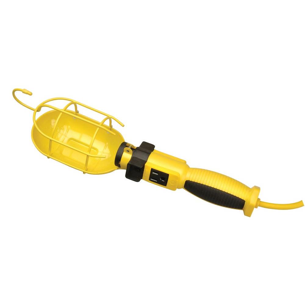 Yellow Jacket 75Watt 25 ft. 16/3 SJEOW Incandescent Guarded Portable