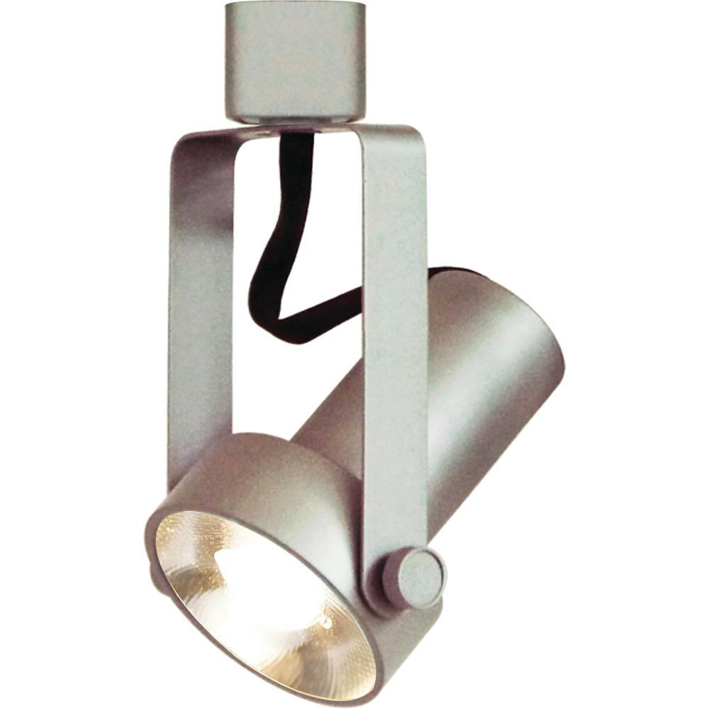 Volume Lighting 1 Light Indoor Interior Silver Gray Gimbal Ring Integrated Led Track Head Volume Lighting 1 Light Indoor Interior Silver Gray Gimbal Ring Integrated Led Track Head
