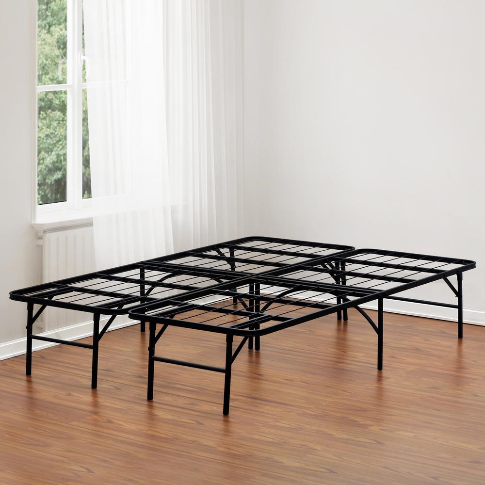 Furinno Angeland Queen Metal Bed Frame Fb003q The Home Depot