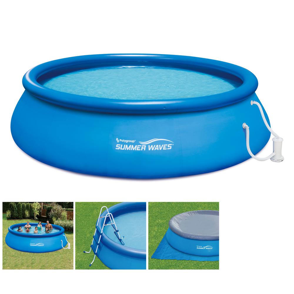 1 ring inflatable pool