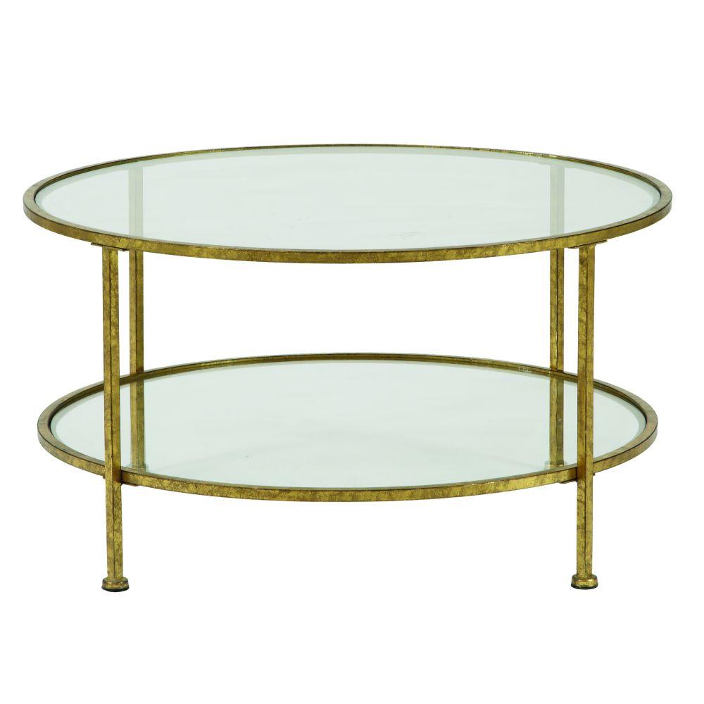 Home Decorators Collection Bella Aged Gold Coffee Table was $179.0 now $107.4 (40.0% off)