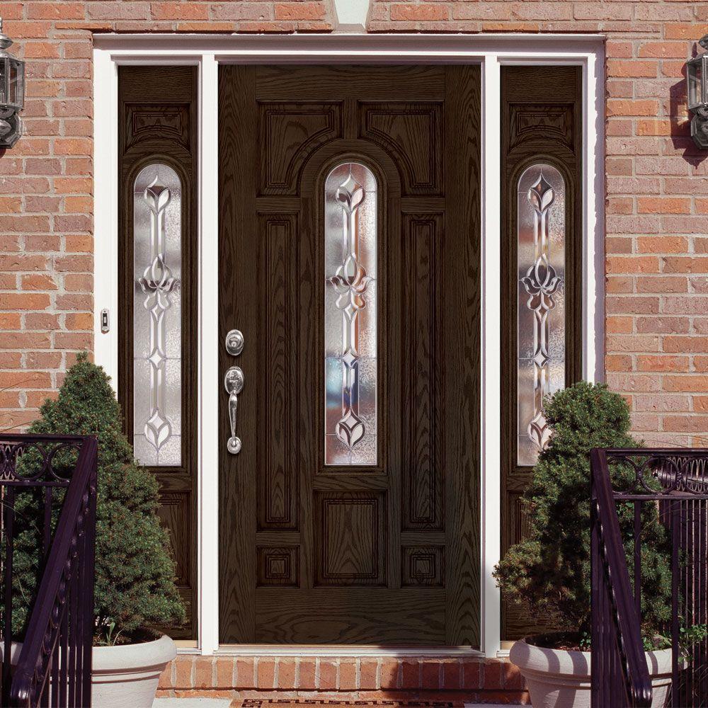 Feather River Doors 67 5 In X81 625 In Medina Zinc Center Arch Lt