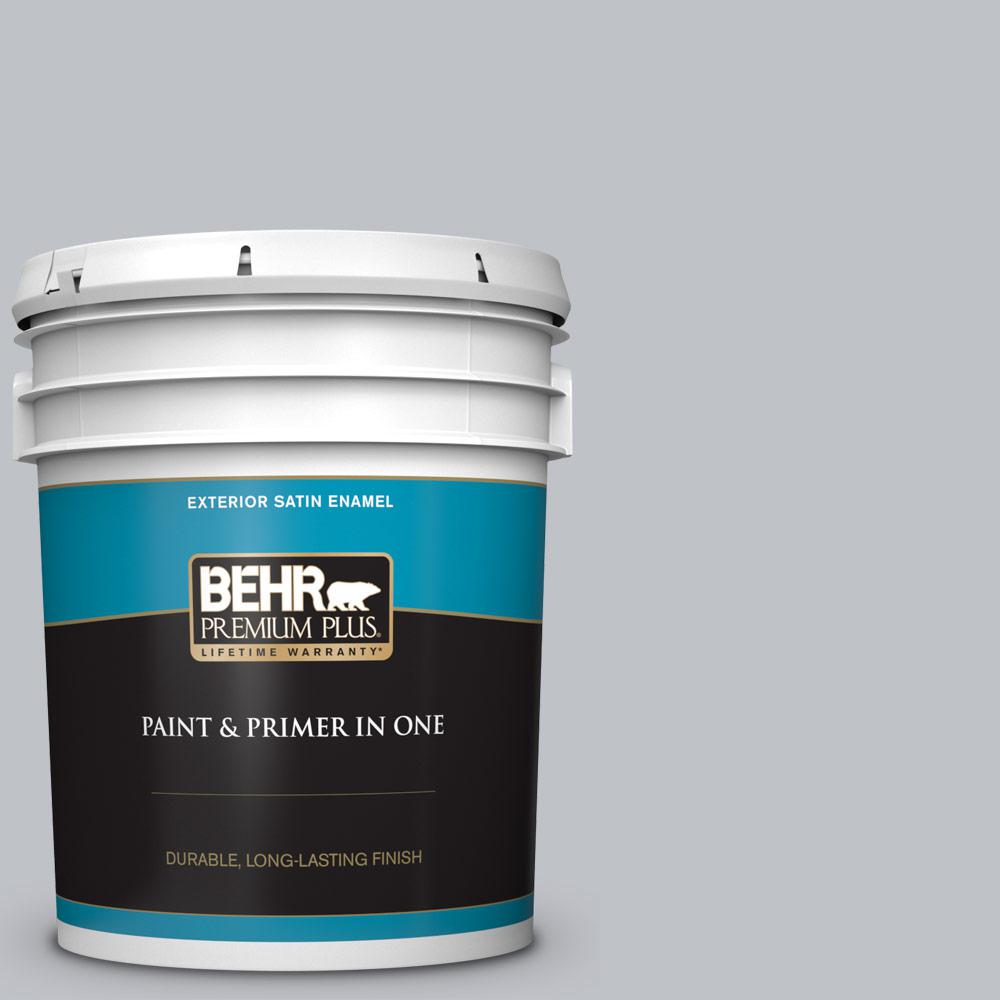 BEHR Premium Plus 5 gal. N5102 Galactic Tint Satin Enamel Exterior