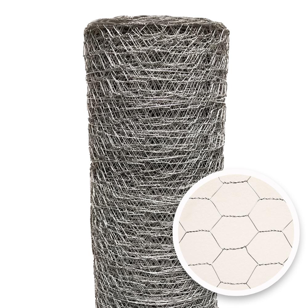 2 Inch Hexagonal Mesh 36 by 150 Foot Galvanized Poultry Chicken Netting Fence