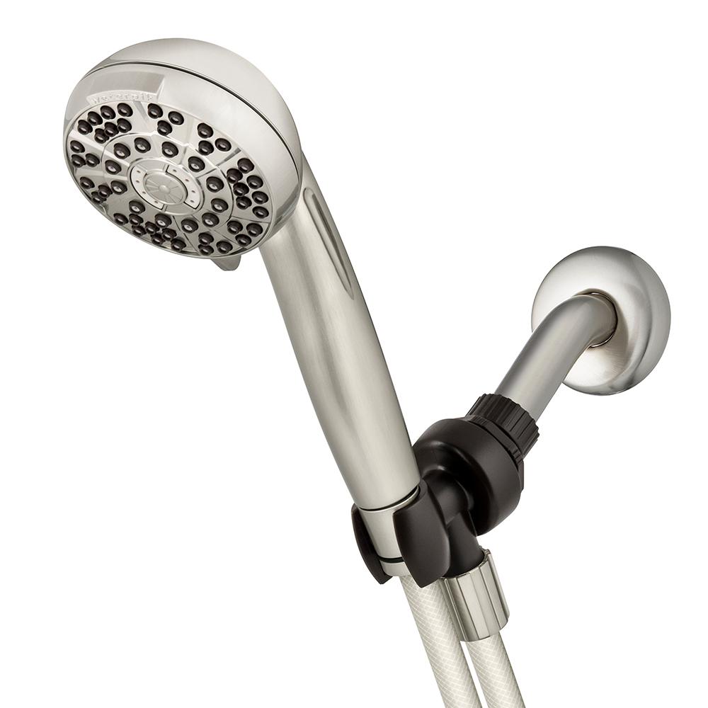 Waterpik 6Spray 3.5 in. Single Wall Mount Low Flow Handheld Adjustable