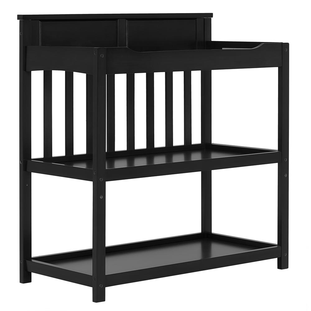 black changing table