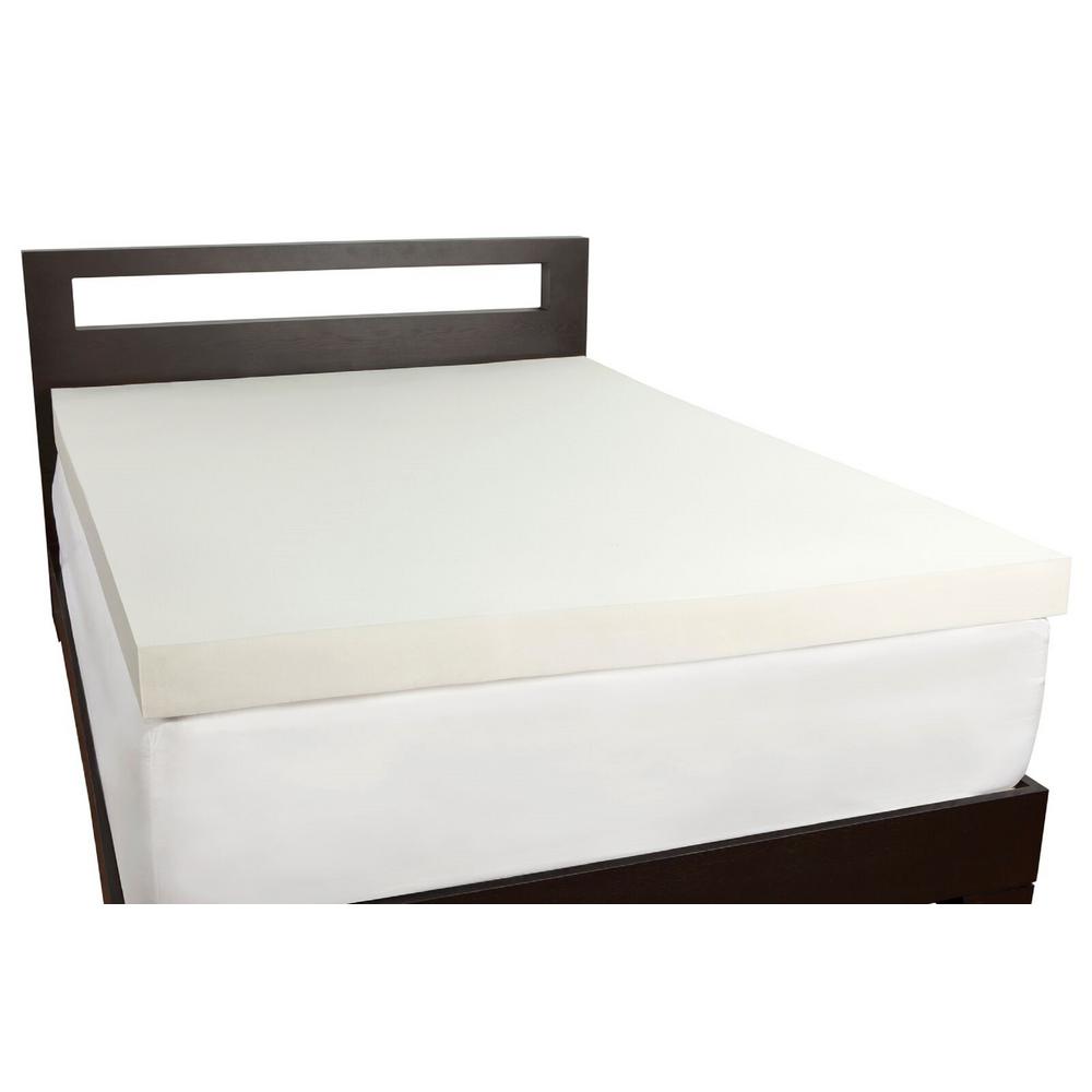 Comfort Revolution 4 In Queen Memory Foam Mattress Topper F02