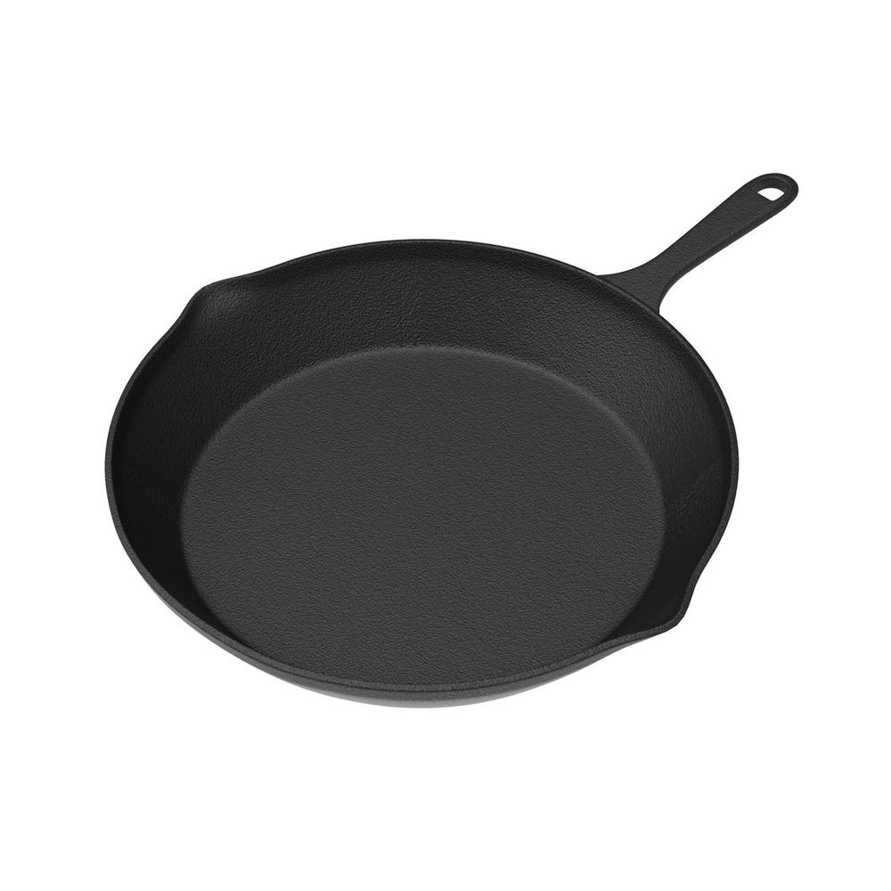 Home-Complete Pre-Seasoned 3-Piece Nonstick Cast Iron Pan Set (3-Pack ...