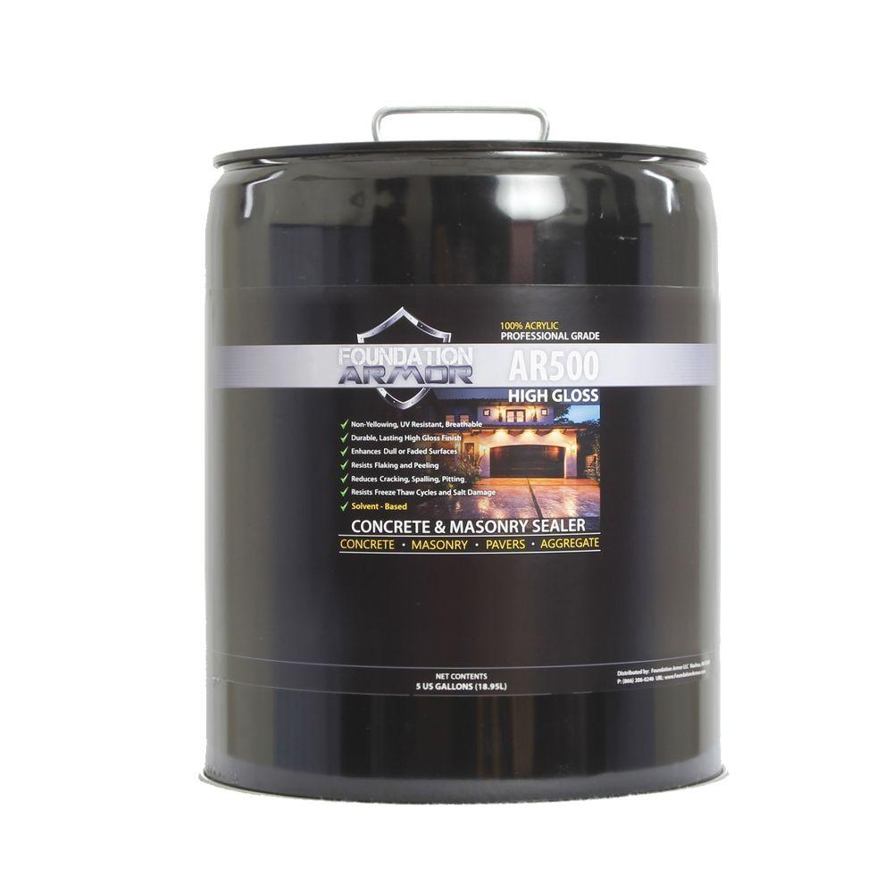 Foundation Armor 5 gal Solvent Based Acrylic High Gloss Concrete