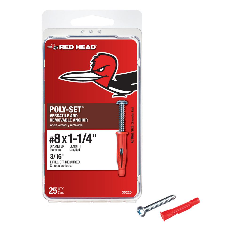 3//16/" x 2-1//4/" Hex Head ITW Tapcon Screws100//box