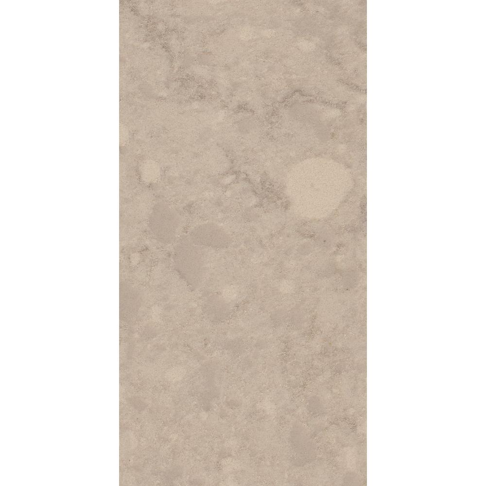 LG Hausys Viatera 3 in. Quartz Countertop Sample in Natural LimestoneLG1090VT The Home Depot