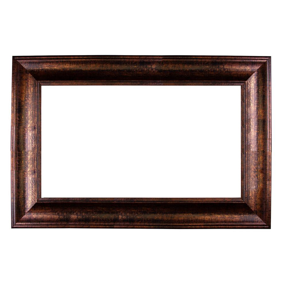 Mirrorchic Laa 24 In X 20 Mirror Frame Kit Bronze Black Mirror Frame Kit In Bronze Black