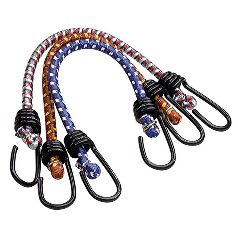 Secureline 13 In Stretch Cord 3 Pack 6113 The Home Depot