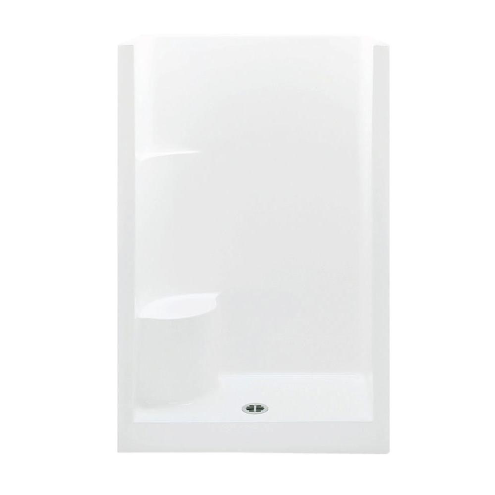 Aquatic Everyday AFR 48 in. x 33.5 in. x 75 in. 1Piece Shower Stall