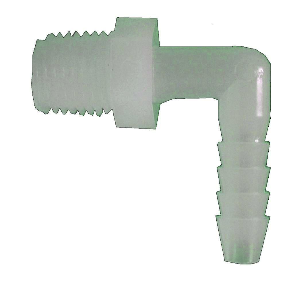 SharkBite 1/2 in. Brass PEX Barb 90-Degree Elbow-UC248LFA - The ...