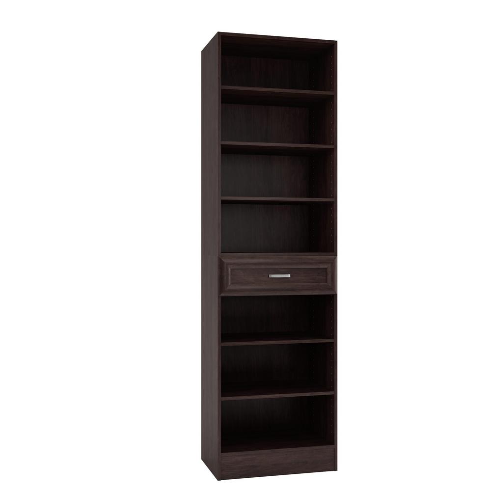 Home Decorators Collection 15 inch D x 24 inch W x 84 inch H Rialto Espresso... by Home Decorators Collection