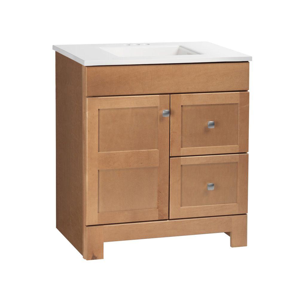 Glacier Bay Artisan 301/2 in. W x 19 in. D Vanity in Harvest with