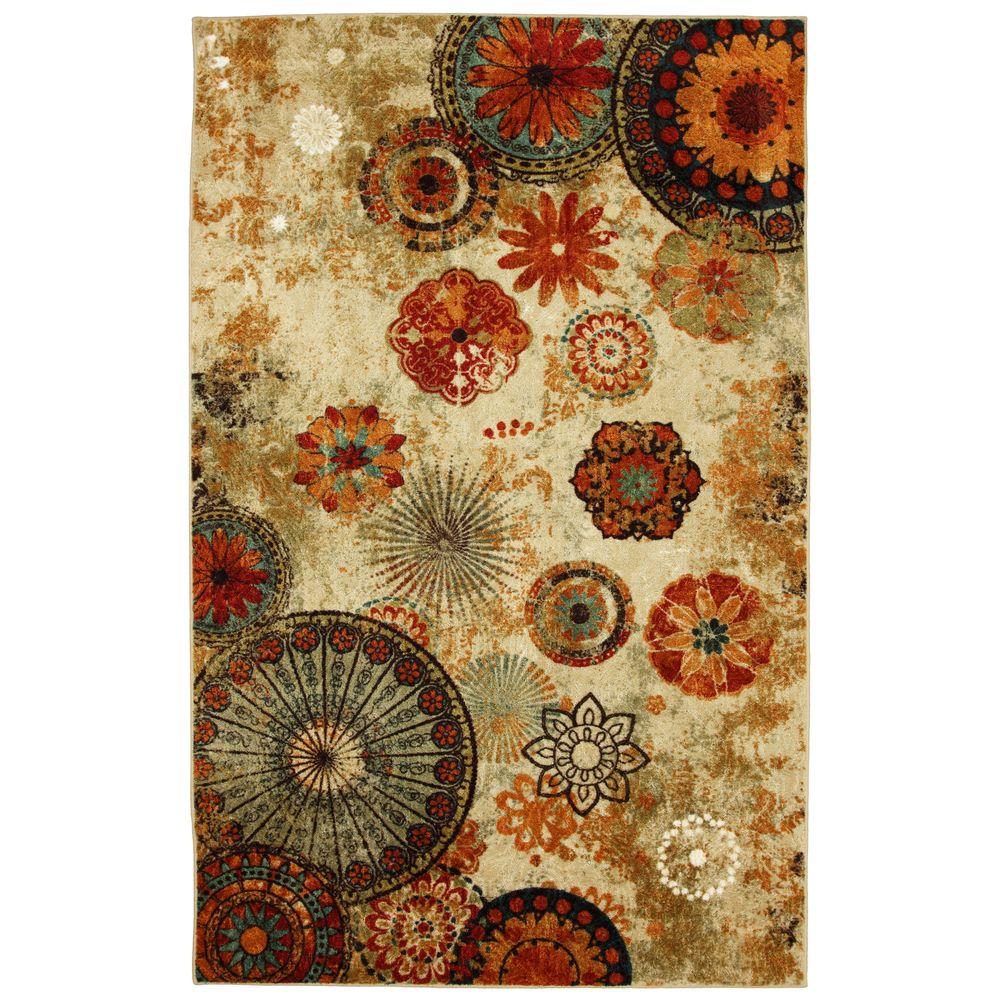 Mohawk Home Caravan Medallion Multi 5 ft. x 8 ft. Area Rug340209 The Home Depot