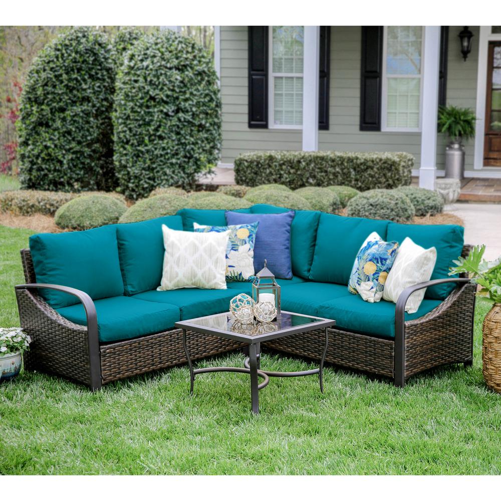 Teal No Additional Features Outdoor Lounge Furniture Patio