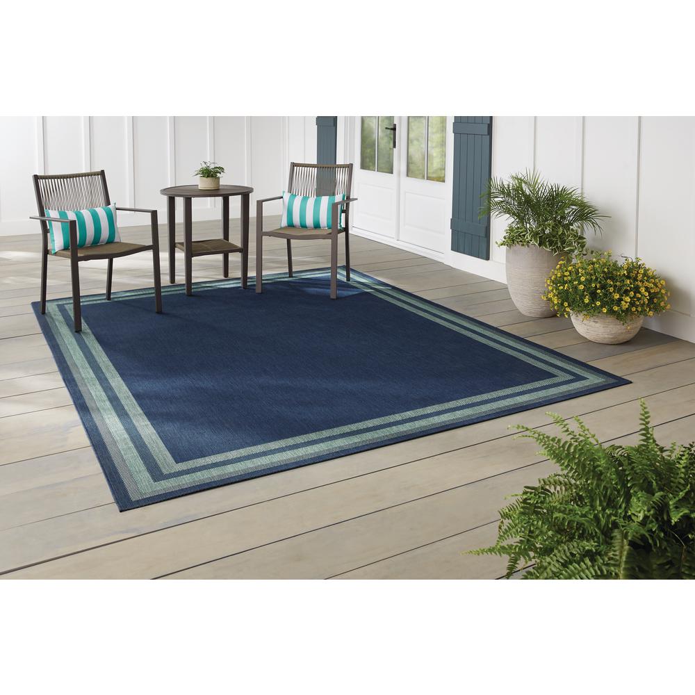 Hampton Bay Border Navy Aqua 8 Ft X 10 Indoor Outdoor Area Rug 3001892 The Home Depot - Outdoor Patio Mats Home Depot Hampton Bay Border Navy Aqua 8 Ft X 10 Indoor Outdoor Area Rug 3001892 The Home Depot - Outdoor Patio Mats Home Depot