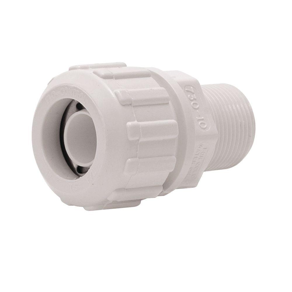 FloLock 1 in. PVC Compression Coupling-710-10RTL - The Home Depot