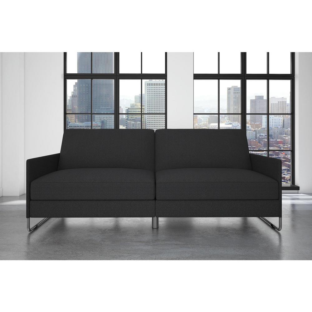 Dhp Pembroke Convertible Futon 2165429 The Home Depot Dhp Pembroke Convertible Futon