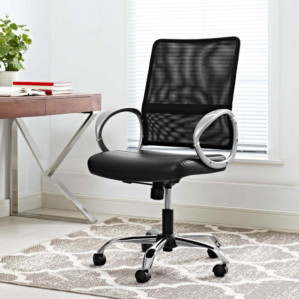 Ave Six Vista Pink Vinyl Office ChairST181V355 The Home Depot