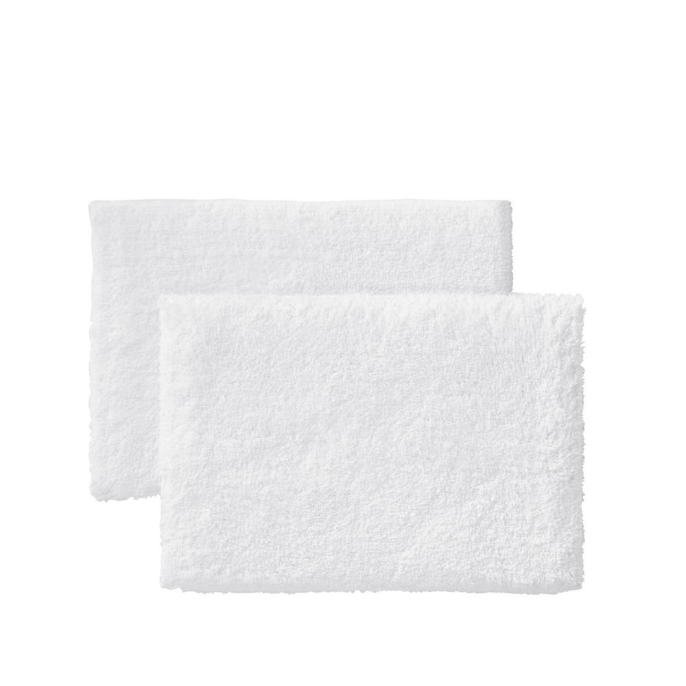 Stylewell White 25 In X 40 In Non Skid Cotton Bath Rug Hmt432 R White The Home Depot