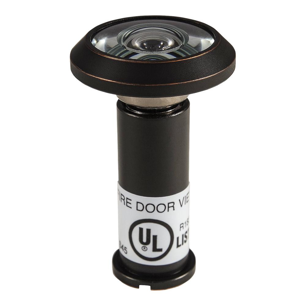 Accent Builders Hardware 190° Oil Rubbed Bronze Door Viewer with Glass Lenses by Accent Builders Hardware